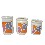 JUEGO 3 FLOREROS CERAMICA NARANJA