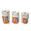 JUEGO 3 BOTES CERAMICA TAPA NARANJA