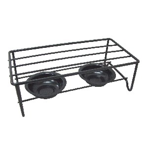 SOPORTE NEGRO METALICO CUENCOS