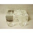 VASO CRISTAL RECTO BAJO SAVAGE