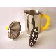 CAFETERA EMBOLO CAPUCHINO INOX AMARILLO