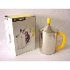 CAFETERA EMBOLO CAPUCHINO INOX AMARILLO