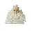 FIGURA MUÑECA CABEZA SACO BLANCO
