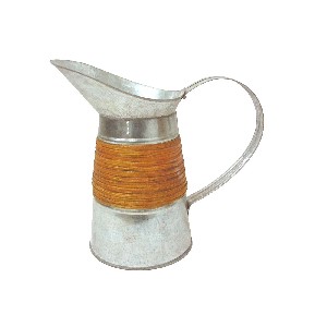 JARRA GALVANIZADA PEQUEÑA AMARILLO