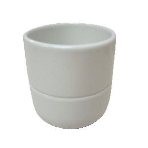 VASO BAÑO RAYA REDO PORCELANA BLANCO