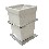 BOTE UTENSILIOS CERAMICA METAL CUADRADO
