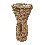 MACETERO RATTAN TRENZADO ALTO MARRON