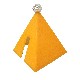 TAPA PLASTICO TERMO PIRAMIDE NARANJA