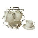 CONJUNTO SOPORTE CON 6 TAZAS TE