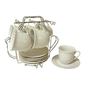 CONJUNTO SOPORTE CON 6 TAZAS TE