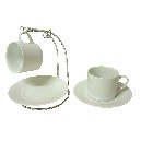 CONJUNTO SOPORTE CON 2 TAZAS TE