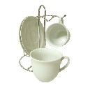 CONJUNTO SOPORTE CON 2 TAZAS TE