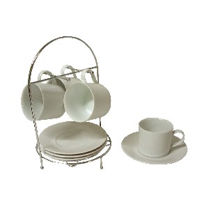 CONJUNTO SOPORTE CON 4 TAZAS TE