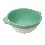 BOWL REDONDO CERAMICA ASAS VERDE