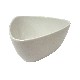 BOWL TRIANGULAR CERAMICA BLANCO