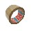 ROLLO PRECINTO EMBALAR TESA MARRON