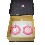 PENDIENTES AROS ROSA TRANSPARENTE