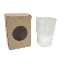 CAJA CARTON MARRON PARA VASO SIDRA