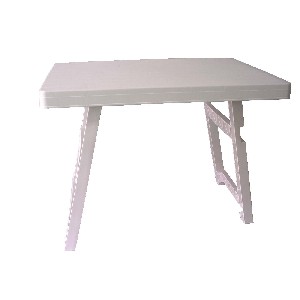 MESA PLEGABLE BAJA BLANCA RECTANGULAR