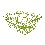FRUTERO RECTANGULAR CORAZON VERDE