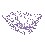 FRUTERO RECTANGULAR CORAZON VIOLETA