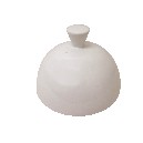 TAPA CAMPANA REDONDA PORCELANA BLANCO