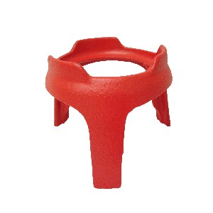 SOPORTE MACETA FORJA PATAS ROJO