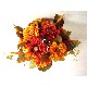 RAMO BOUQUET FLORES ZINNIAS NARANJA