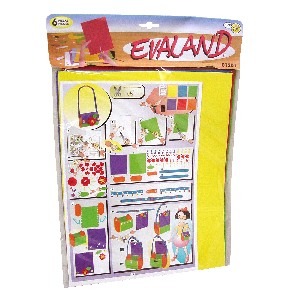 JUEGO PUZZLE GOMA EVA COLORES BOLSO