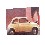 CUADRO TABLA COCHE SEISCIENTOS AMARILLO