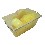 JUEGO DE ASEO 4 PIEZAS CESTA AMARILLO