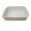 FUENTE CUADRADA MEDIANA PORCELANA BLANCO