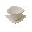 SALSERA PLATO PORCELANA BLANCO