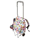 CARRITO MOCHILA INFANTIL PEQUEÑA FLORES