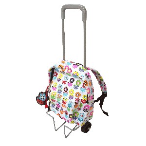 CARRITO MOCHILA INFANTIL PEQUEÑA FLORES