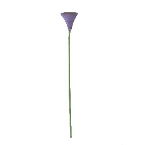 AMBIENTADOR FLOR MADERA CAMPANITA MORADO