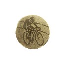 DISCO MEDALLA METAL FINO CICLISMO