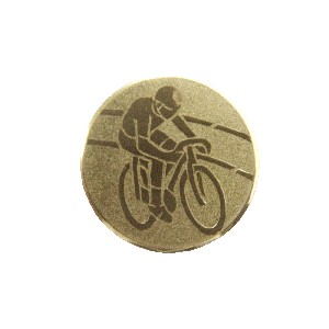 DISCO MEDALLA METAL FINO CICLISMO