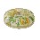 TAPON STANDARD ACRILICO ESTAMPADO VERDE AMARILLO