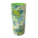 FLORERO DECOPATCH VERDE FLORES GRANDE
