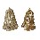 CAMPANA NAVIDAD METAL ORO PLATA SURTIDO