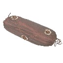 FUNDA COJIN ROLLO REDONDO MARRON