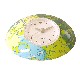 RELOJ INCLINADO DECOPATCH DIBUJOS VERDE