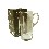 JARRA CRISTAL RECTA GLAMOUR 1300ML