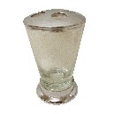 VASO CEPILLOS BASE CRISTAL TRANSPARENTE