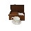 JUEGO 2 TAZAS PLATOS 90ML PORCELANA BLANCO