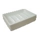 JABONERA RECTANGULAR PORCELANA BLANCO