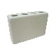 VASO CEPILLO RECTANGULAR PORCELANA BLANCO