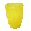 VASO BAÑO PLASTICO AMARILLO
