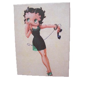 CUADRO PLOTTER BETTY BOOP TELEFONO